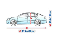 Покривало Kegel Basic Garage L- 425-470см (сиво) - седан