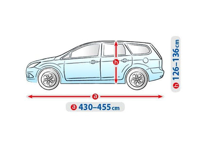 Покривало Kegel Basic Garage XL- 430-455см (сиво)