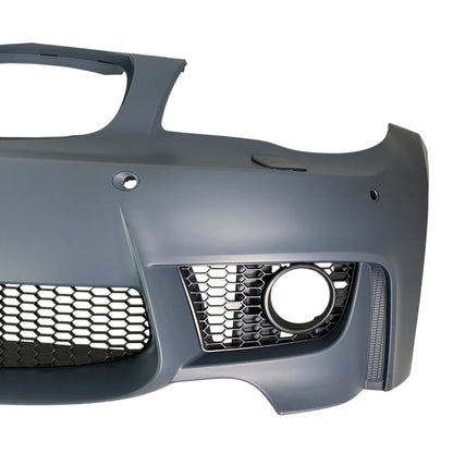 Предна броня BMW E87 (2007–2011) – M1 дизайн с отвори за халогени