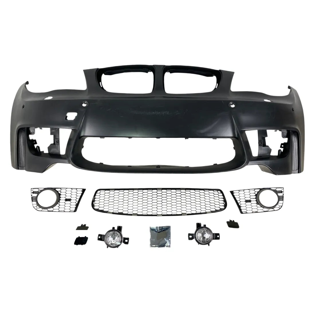 Предна броня BMW E87 (2007–2011) – M1 дизайн с халогени