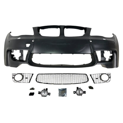 Предна броня BMW E87 (2007–2011) – M1 дизайн с халогени