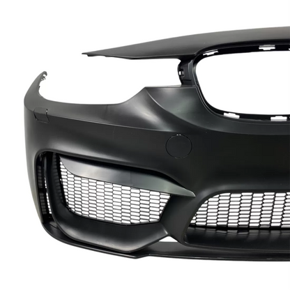 Предна броня BMW F30 (2011+) – M3 дизайн с лип спойлер – без отвори за парктроник