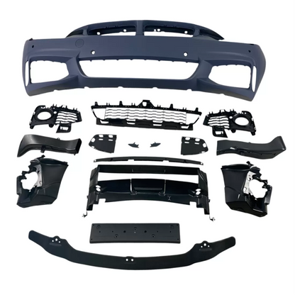 Предна броня BMW F32/F36 (2013-2020) – M-Tech дизайн с отвори за халогени и парктроник