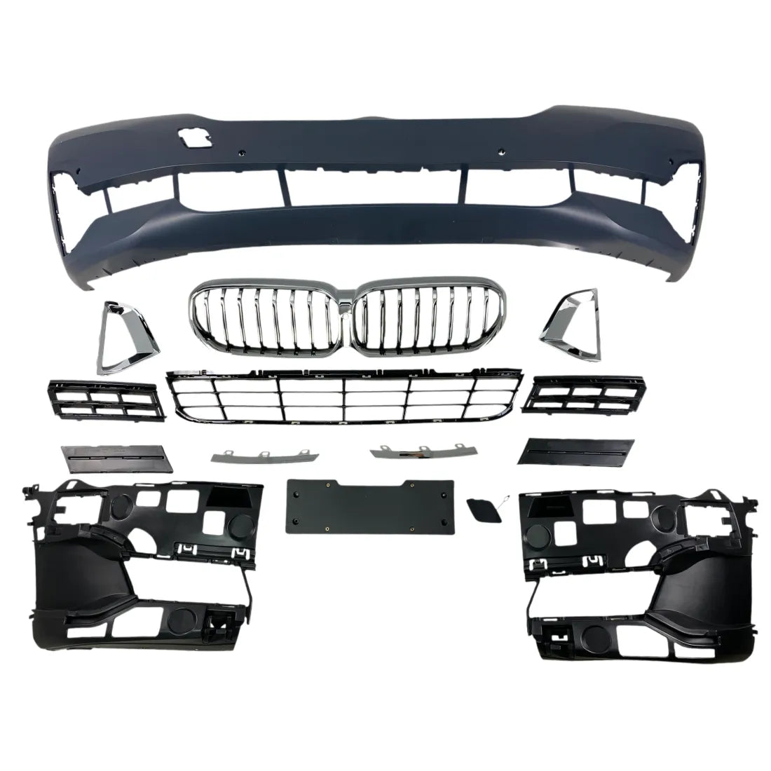 Предна броня BMW G30 (2020+) – M5 дизайн с отвори за парктроник и камера