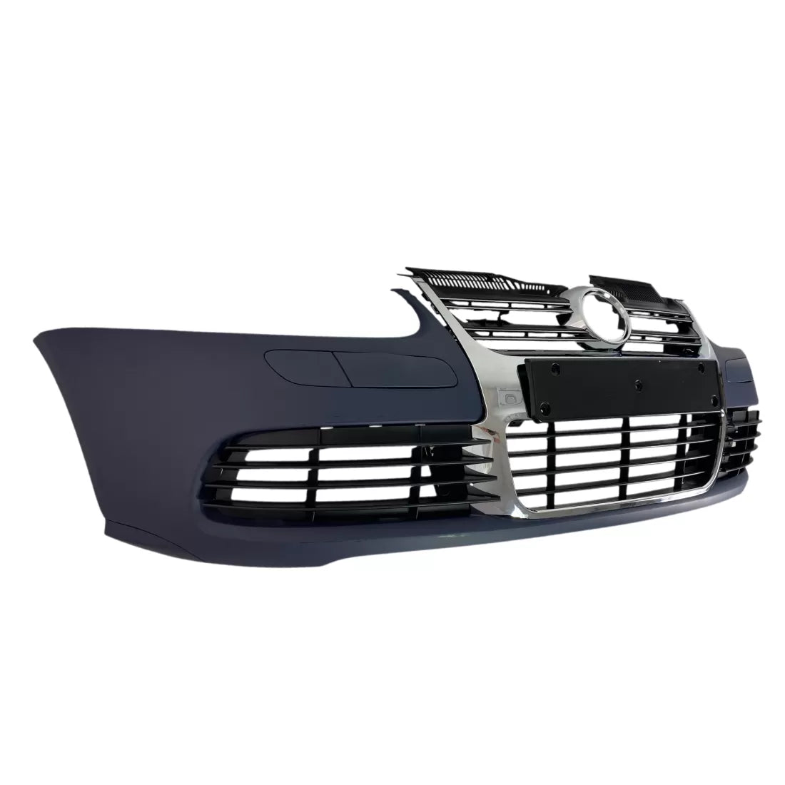 Предна R32 броня за VW Golf 5 (2003–2008) с решетки без халогени – Хром