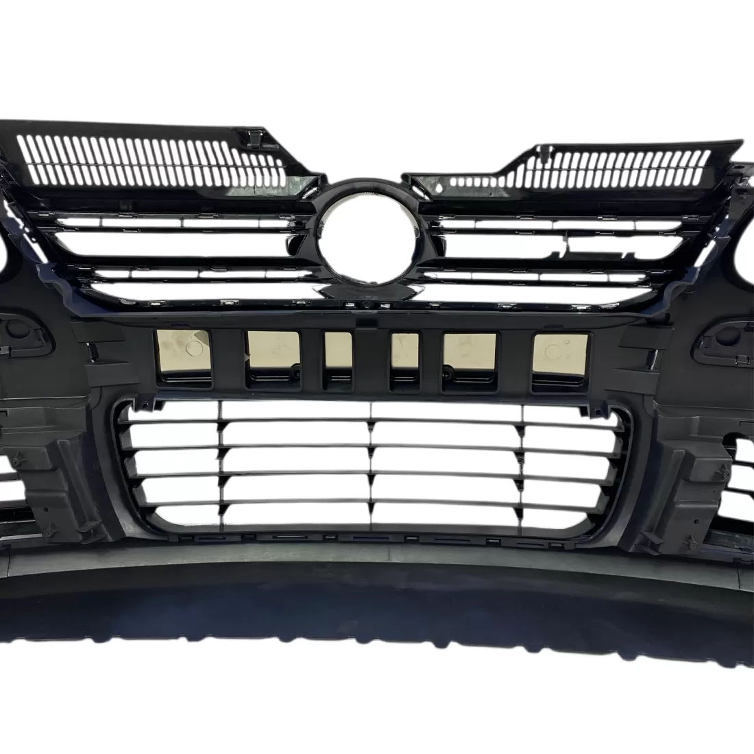 Предна R32 броня за VW Golf 5 (2003–2008) с решетки без халогени – Хром