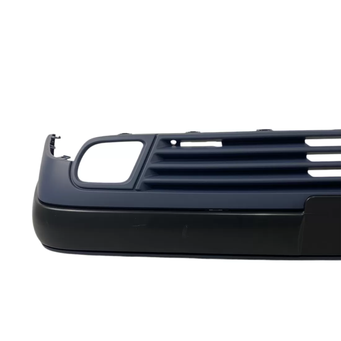 Предна тунинг броня за Mercedes E-Class W210 (1995–1999) с лип и отвори за халогени