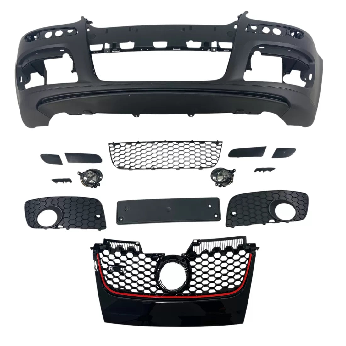 Предна броня VW Golf 5 – GTI дизайн с GTI халогени