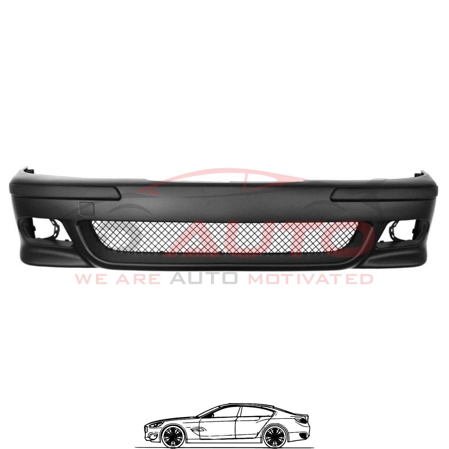 Предна М броня за Bmw E39 (1995-2004] на грунд