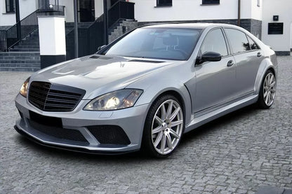 Решетка за Mercedes W221 S-Class (2005-2010) - AMG Дизайн черна