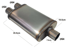 Резонатор -1 към 2- ∅64 -35.5x10.5cm