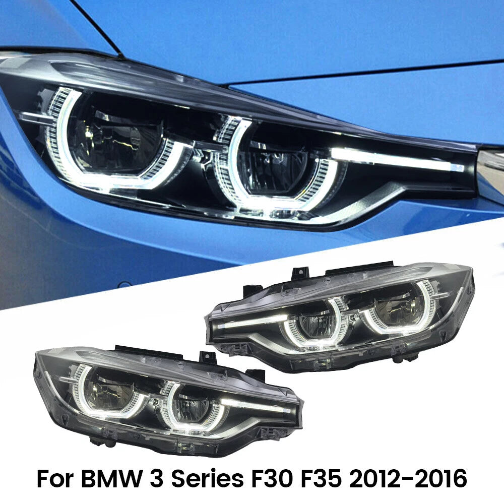 Диодни LED фарове за BMW F30 (2011-2016) - фейс визия + гаранция