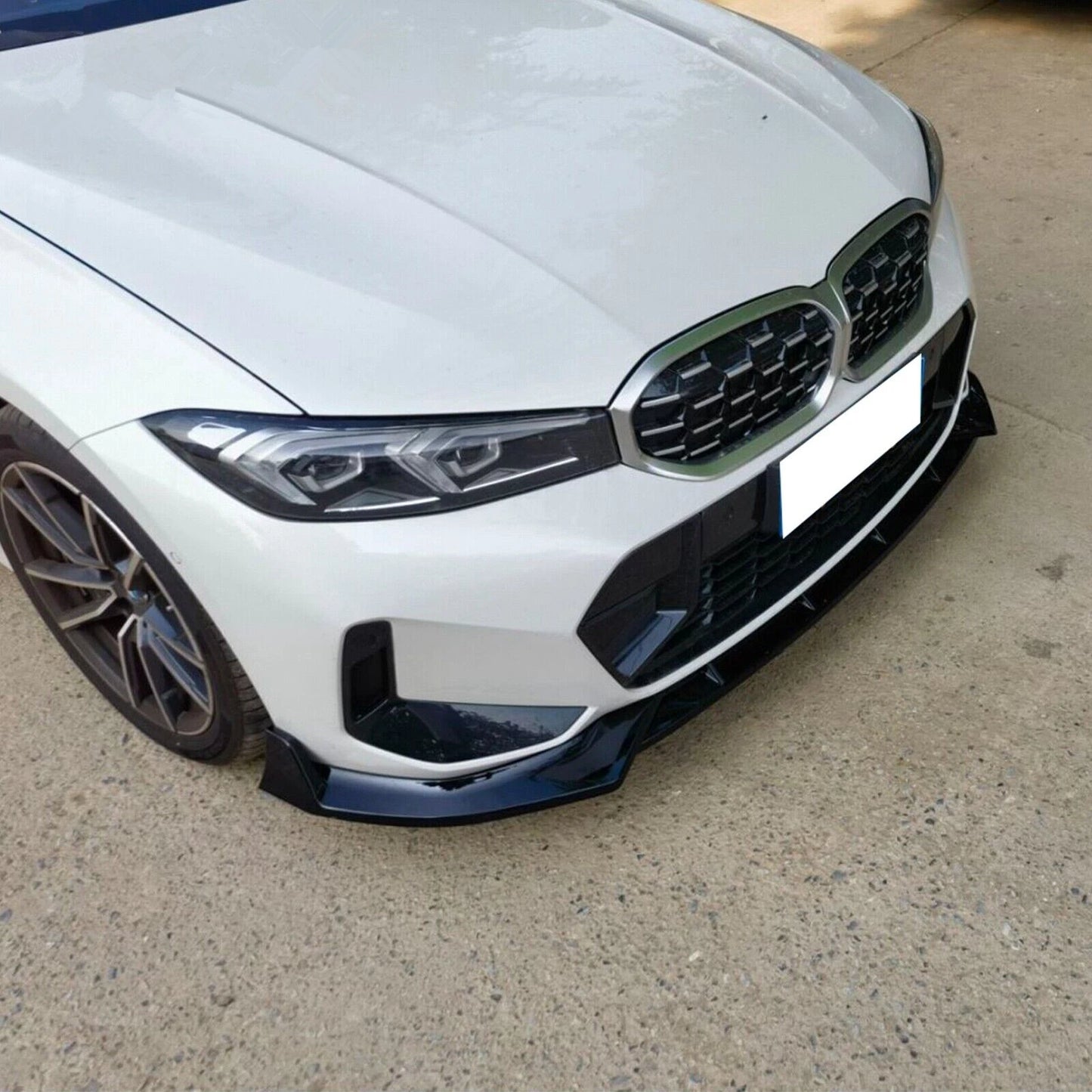 Преден лип спойлер за BMW G20 M Tech (2019–2024) – Черен гланц