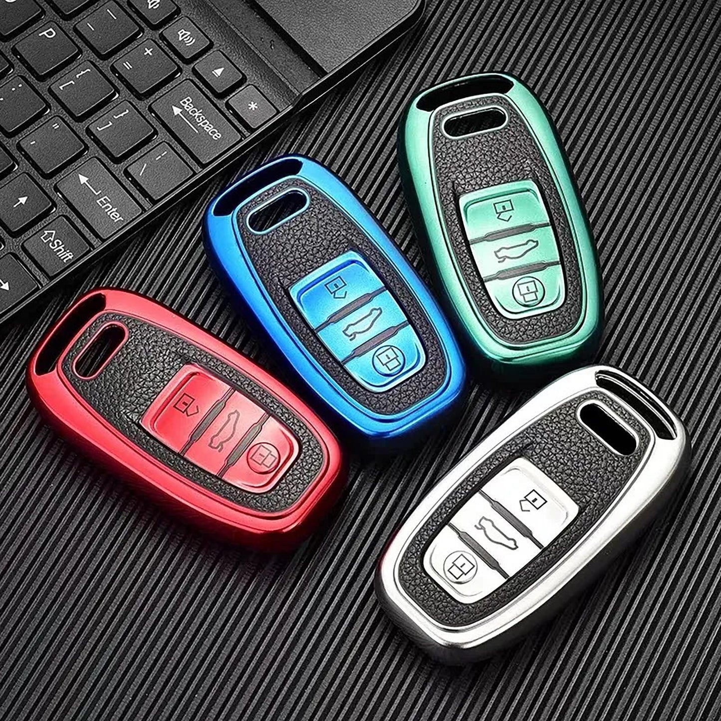 Силиконов калъф (TPU) за aвтоключ - Audi