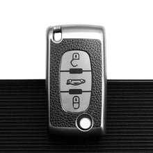 Силиконов калъф TPU за автоключ с 3 бутона - Peugeot / Citroen