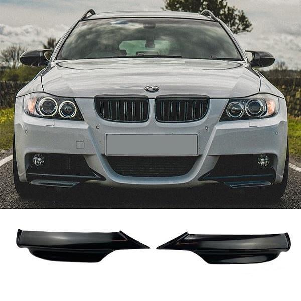 Сплитери GT за предна M Technik броня - BMW E90 / E91 (2005-2008)