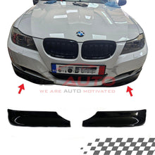 Сплитери GT за стандартна предна броня - BMW E90 / E91 ФЕЙС (2008-2012) черен гланц