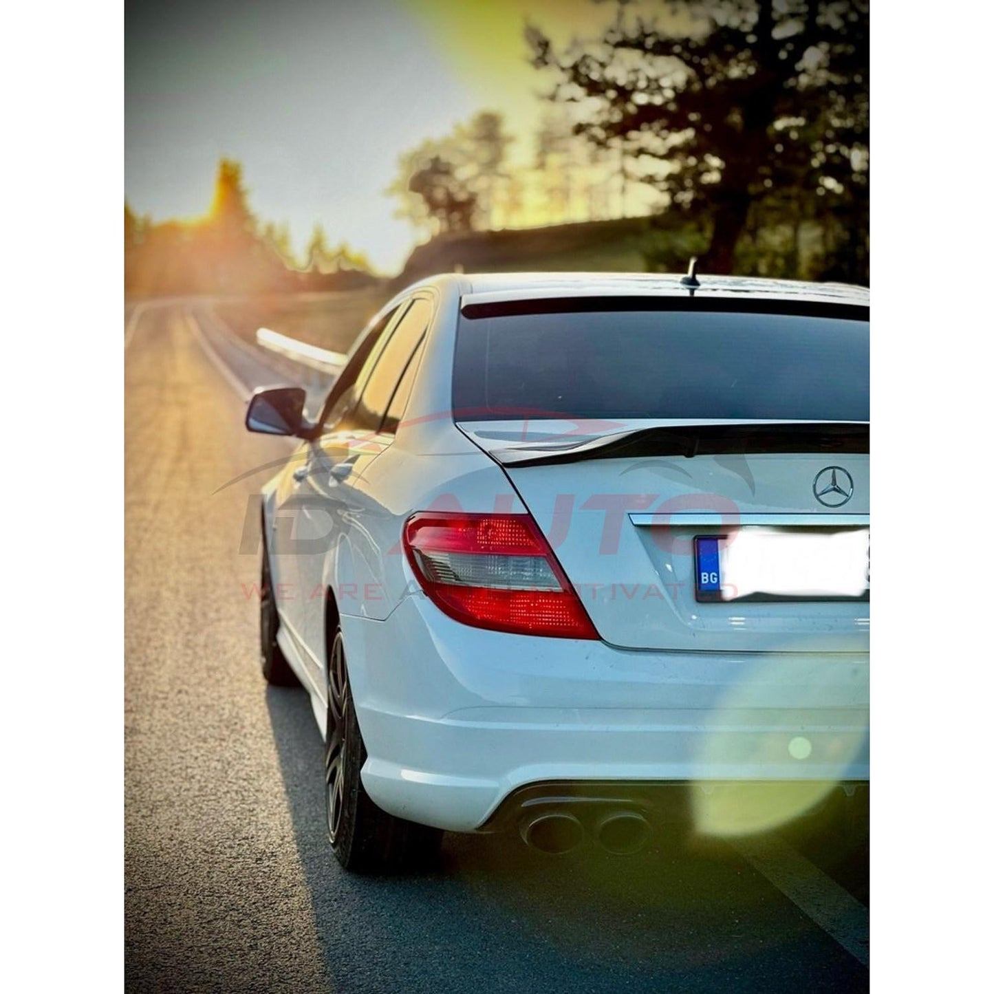 Спойлер за задно стъкло за Mercedes C class w204 (07-13)