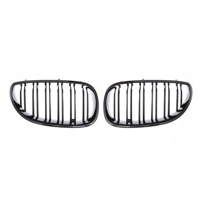 Двойни Бъбреци за BMW E60 / E61 (2003-2010) Черен гланц
