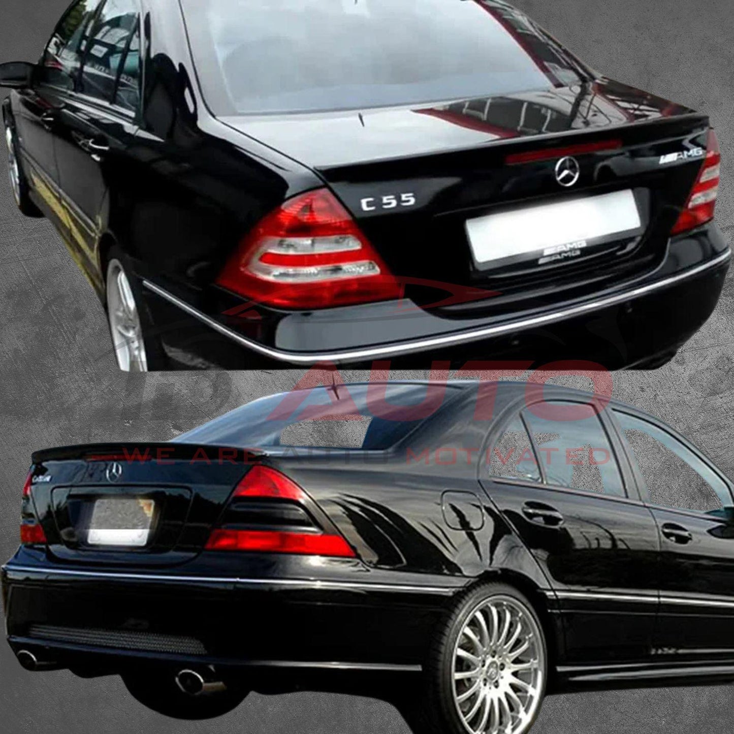 Тунинг спойлер за багажник - Mercedes-Benz C-Class W203 (2000-2006)