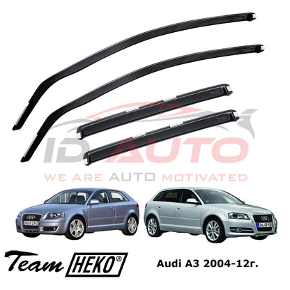 Ветробрани Heko за Audi A3 (2003-2012г) тъмно опушени