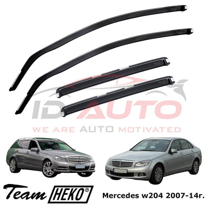 Ветробрани Heko за Mercedes C-class w204 (2007-2014г) тъмно опушени
