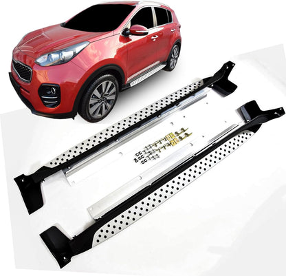Странични степенки за Kia Sportage IV QL (2016–2021) – Алуминиеви прагове