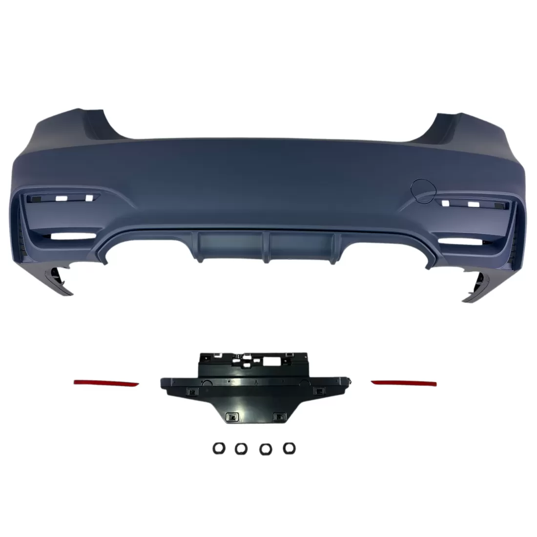 Задна броня за BMW F30 (2011+) – M3 дизайн, без отвори за парктроник