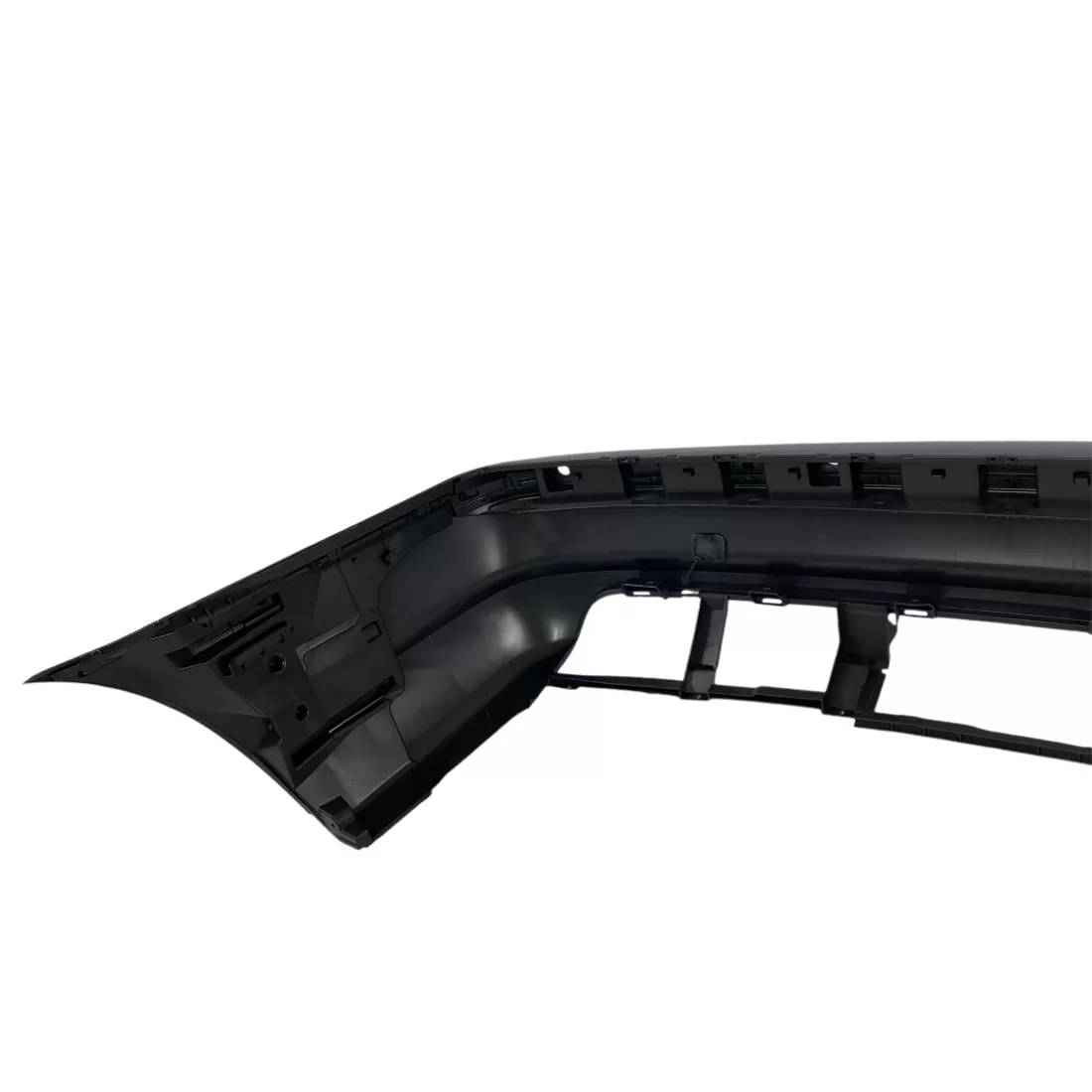 Задна броня за BMW E46 sedan – M-Tech дизайн, с отвори за парктроник 18 mm, грундирана