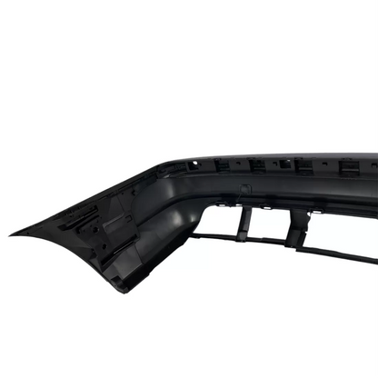 Задна броня за BMW E46 sedan – M-Tech дизайн, с отвори за парктроник 18 mm, грундирана