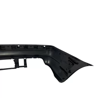 Задна броня за BMW E46 sedan – M-Tech дизайн, с отвори за парктроник 18 mm, грундирана